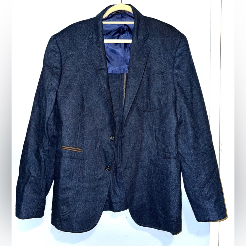 Report Collection Polyester Navy Blue Jacket XL